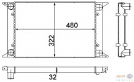 Теплообменник BEHR HELLA SERVICE 8MK 376 715-131