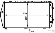Теплообменник BEHR HELLA SERVICE 8MK 376 715-141
