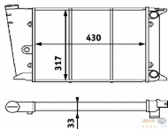 Теплообменник BEHR HELLA SERVICE 8MK 376 715-291