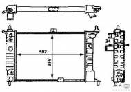 Теплообменник BEHR HELLA SERVICE 8MK 376 715-311