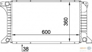 Теплообменник BEHR HELLA SERVICE 8MK 376 715-471