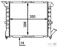 Теплообменник BEHR HELLA SERVICE 8MK 376 716-061