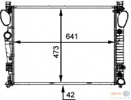 Теплообменник BEHR HELLA SERVICE 8MK 376 716-331