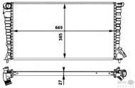 Теплообменник BEHR HELLA SERVICE 8MK 376 717-601