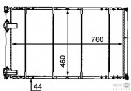 Теплообменник BEHR HELLA SERVICE 8MK 376 718-231