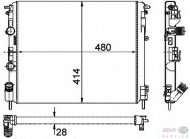 Теплообменник BEHR HELLA SERVICE 8MK 376 719-671