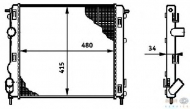 Теплообменник BEHR HELLA SERVICE 8MK 376 719-681