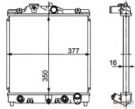 Теплообменник BEHR HELLA SERVICE 8MK 376 719-781