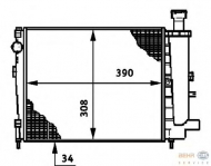 Теплообменник BEHR HELLA SERVICE 8MK 376 720-611