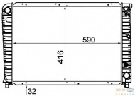 Теплообменник BEHR HELLA SERVICE 8MK 376 720-721