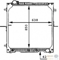 Теплообменник BEHR HELLA SERVICE 8MK 376 721-171