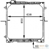 Теплообменник BEHR HELLA SERVICE 8MK 376 721-181