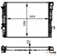 Теплообменник BEHR HELLA SERVICE 8MK 376 721-271