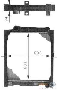 Теплообменник BEHR HELLA SERVICE 8MK 376 721-281