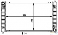 Теплообменник BEHR HELLA SERVICE 8MK 376 721-301