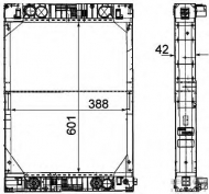 Теплообменник BEHR HELLA SERVICE 8MK 376 721-311