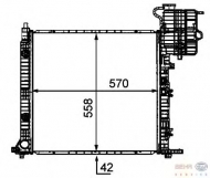 Теплообменник BEHR HELLA SERVICE 8MK 376 721-411