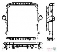 Теплообменник BEHR HELLA SERVICE 8MK 376 721-561