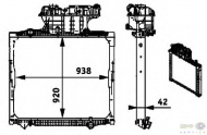 Теплообменник BEHR HELLA SERVICE 8MK 376 721-681