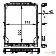 Теплообменник BEHR HELLA SERVICE 8MK 376 721-751