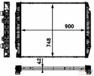Теплообменник BEHR HELLA SERVICE 8MK 376 721-791