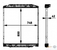 Теплообменник BEHR HELLA SERVICE 8MK 376 722-081