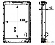 Теплообменник BEHR HELLA SERVICE 8MK 376 722-251