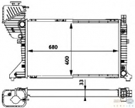 Теплообменник BEHR HELLA SERVICE 8MK 376 722-261