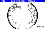 Комлект тормозных накладок ATE 03.0137-0256.2