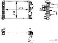 Теплообменник BEHR HELLA SERVICE 8ML 376 723-791
