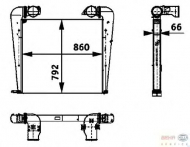 Теплообменник BEHR HELLA SERVICE 8ML 376 724-401