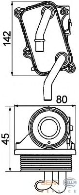 Теплообменник BEHR HELLA SERVICE 8MO 376 725-301