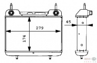 Теплообменник BEHR HELLA SERVICE 8MO 376 725-371