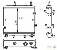 Теплообменник BEHR HELLA SERVICE 8MO 376 725-461