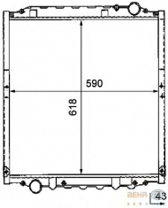 Теплообменник BEHR HELLA SERVICE 8MK 376 726-641