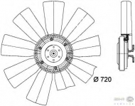 Вентилятор BEHR HELLA SERVICE 8MV 376 727-091