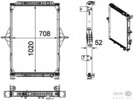 Теплообменник BEHR HELLA SERVICE 8MK 376 728-711