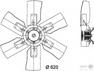 Вентилятор BEHR HELLA SERVICE 8MV 376 731-201