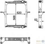 Теплообменник BEHR HELLA SERVICE 8MK 376 733-731