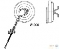 Сцепление BEHR HELLA SERVICE 8MV 376 734-221