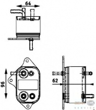 Теплообменник BEHR HELLA SERVICE 8MK 376 745-011