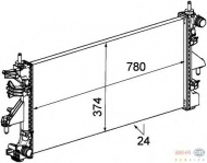 Теплообменник BEHR HELLA SERVICE 8MK 376 745-101