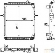 Теплообменник BEHR HELLA SERVICE 8MK 376 745-171