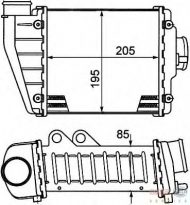 Теплообменник BEHR HELLA SERVICE 8ML 376 746-321