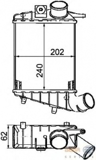 Теплообменник BEHR HELLA SERVICE 8ML 376 746-541