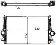 Теплообменник BEHR HELLA SERVICE 8ML 376 746-571