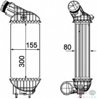 Теплообменник BEHR HELLA SERVICE 8ML 376 746-591