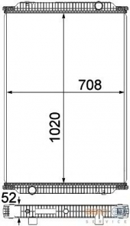 Теплообменник BEHR HELLA SERVICE 8MK 376 749-821