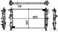 Теплообменник BEHR HELLA SERVICE 8MK 376 749-861