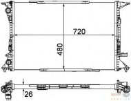 Теплообменник BEHR HELLA SERVICE 8MK 376 753-491